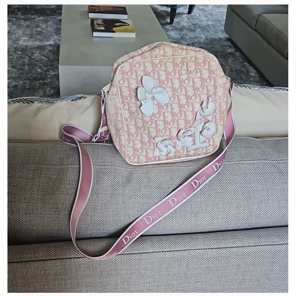 Dior Diorissimo Girly Y2K  Trotter  Crossbody Bag With Strap